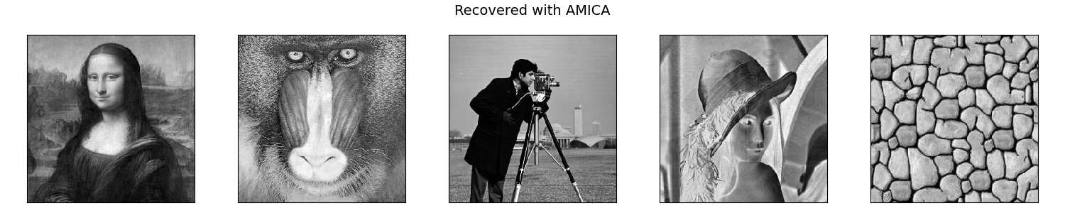 Recovered with AMICA